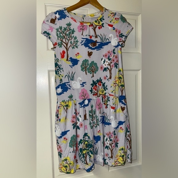 Mini Boden Woodland Animal Dress Size 11-12Y (152cm) - Picture 1 of 8